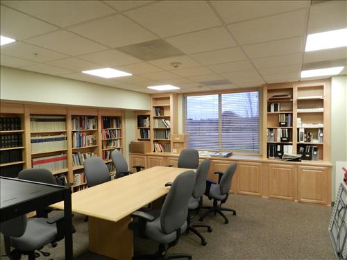 Visitor center walls
