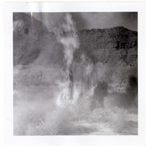 Brush clearing and removal with fire.