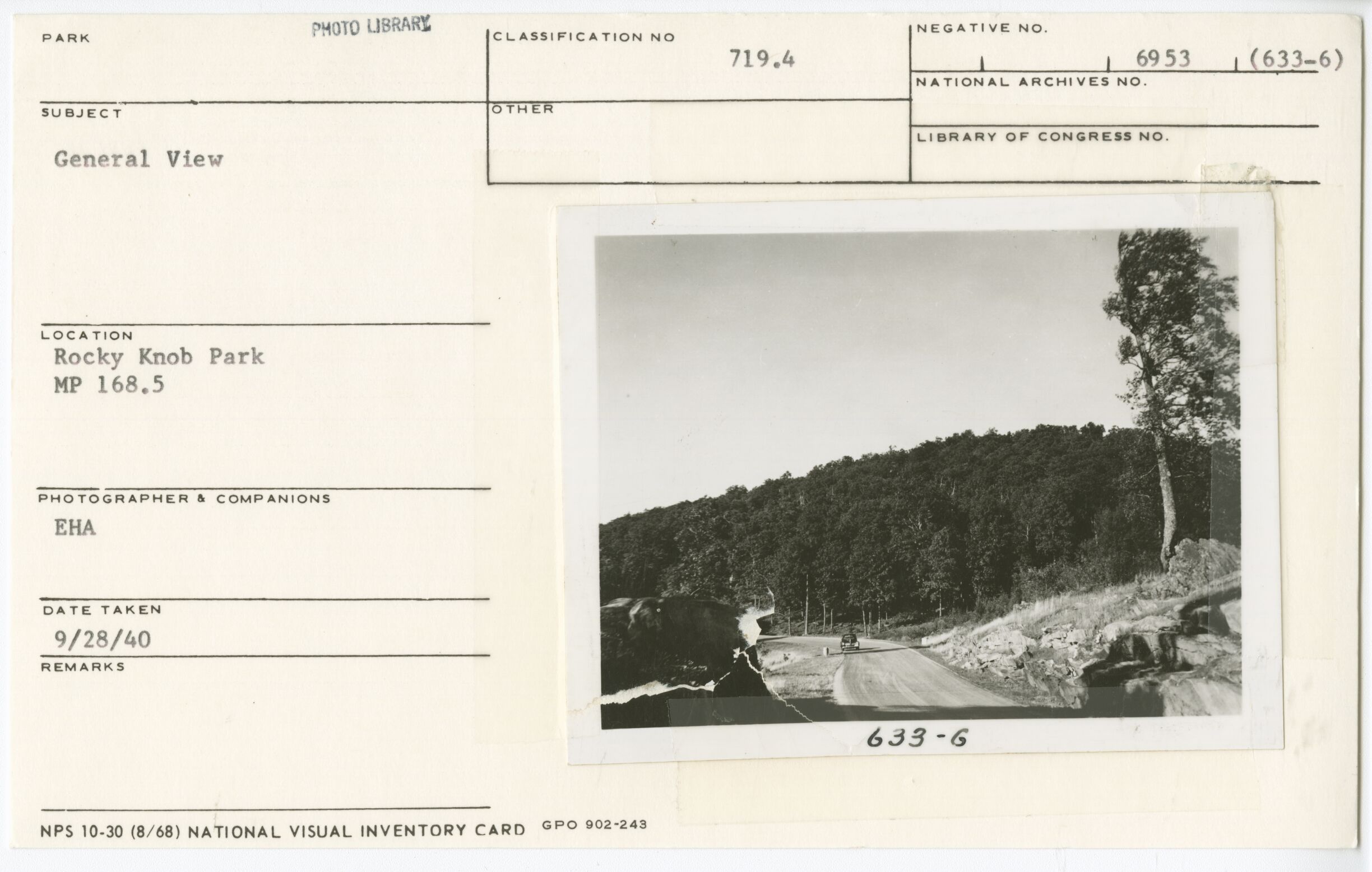 General view of Rocky Knob