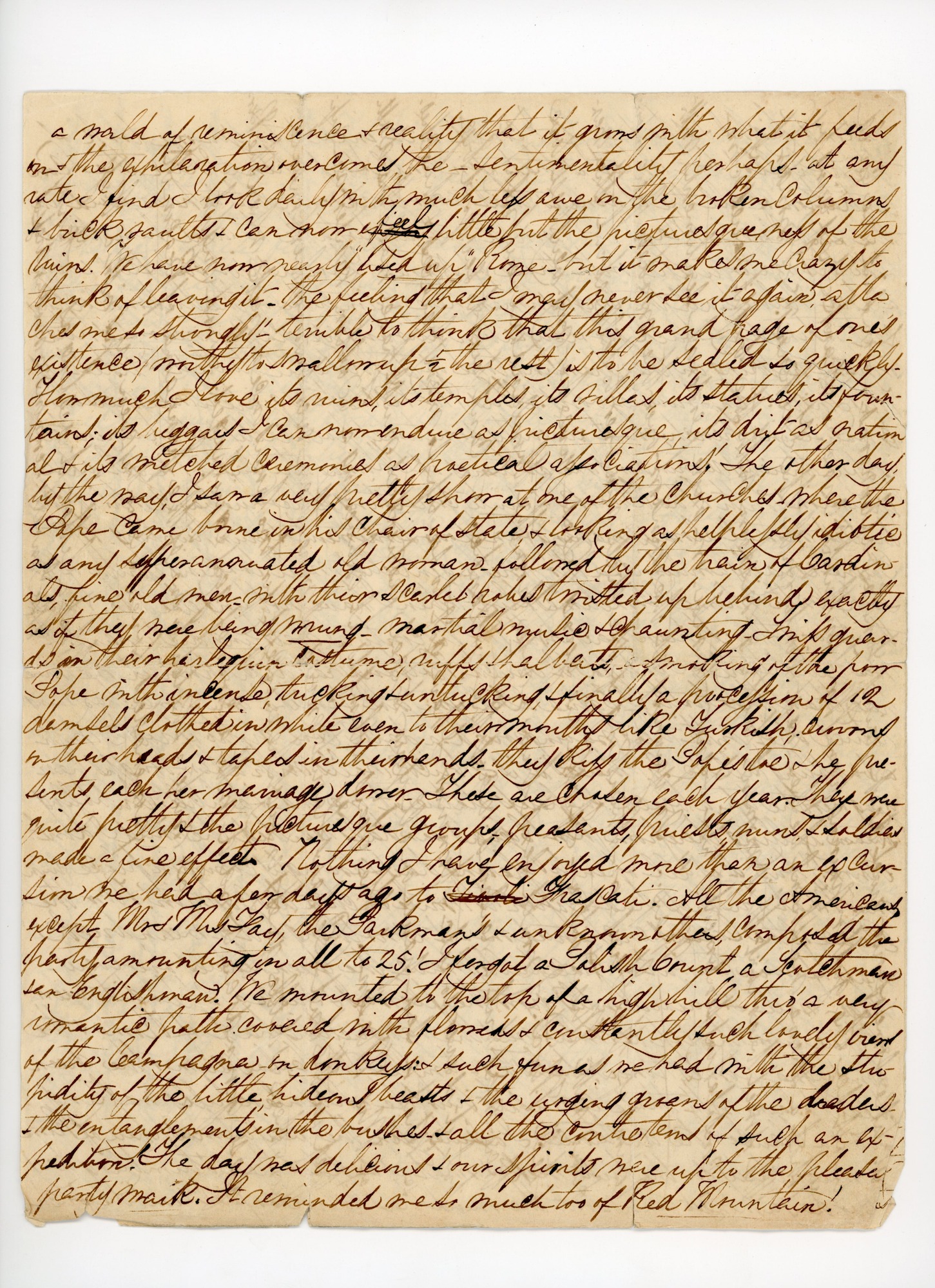 Manuscript letter