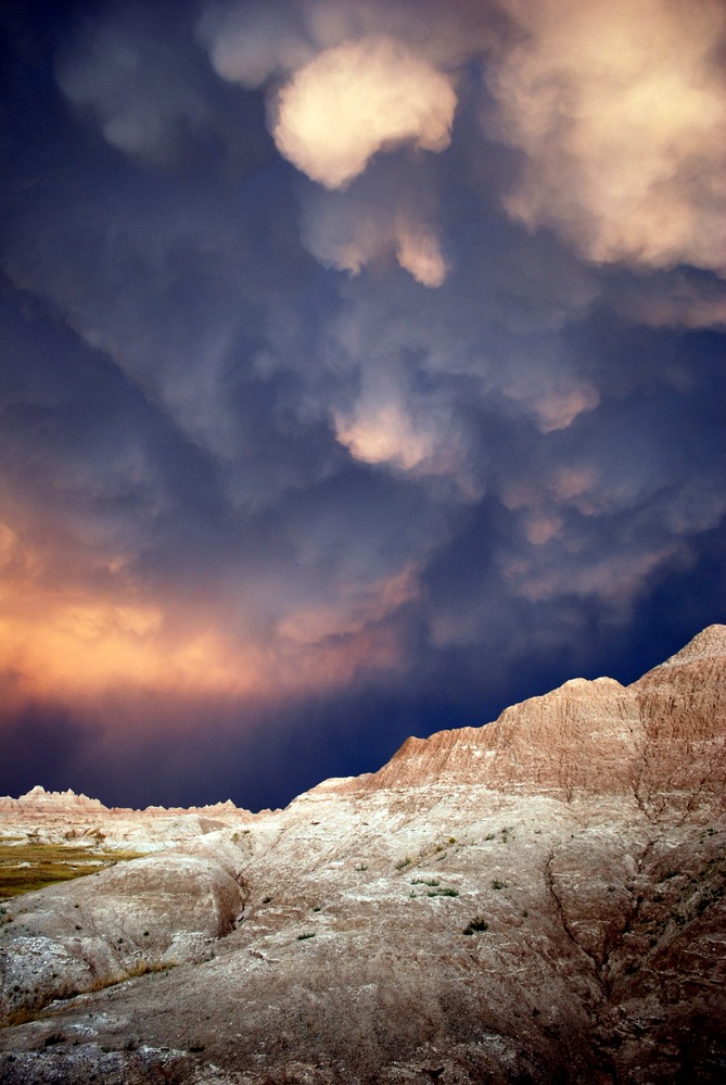 Colors of a Badlands storm. NPS Photo Credit Shaina Niehans