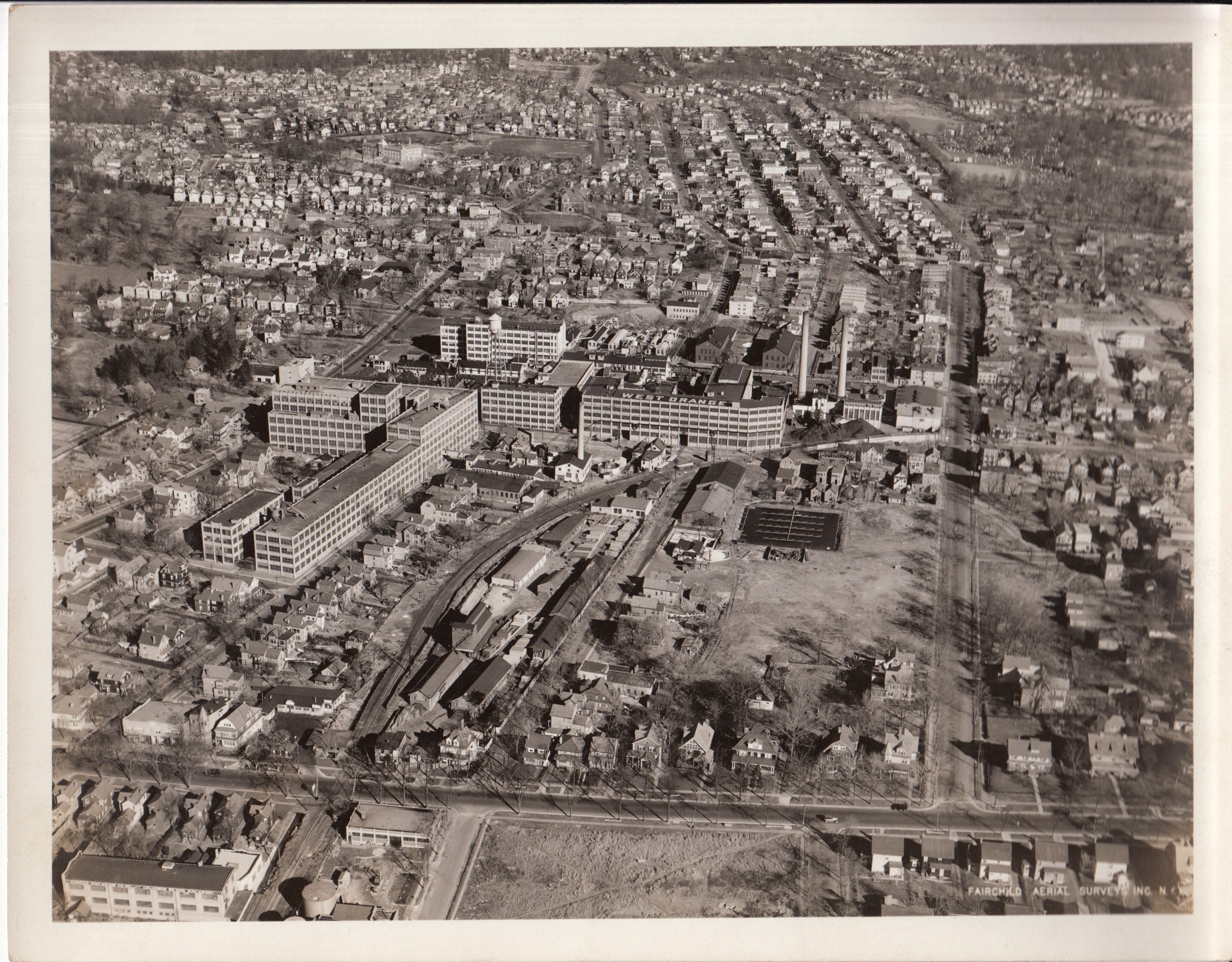 Aerial view of West Orange site.