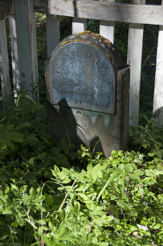 Grave 20 at Kennecott Cemetery in Kennecott Mines National Historic Landmark