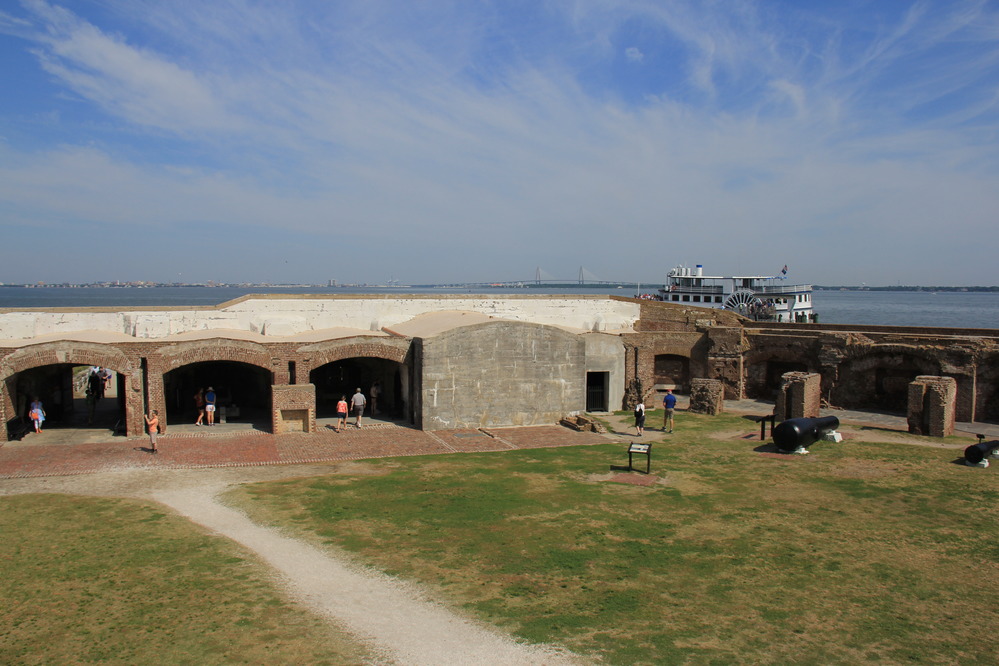 Left Flank and Left Face of Fort Sumter