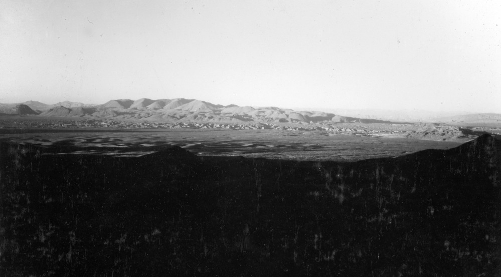 La Rosillas Mountains looking north 15 miles. Chisos Mountains quadrangle. Brewster County, Texas. 1899. USGS ID. Hill, R. T. 042