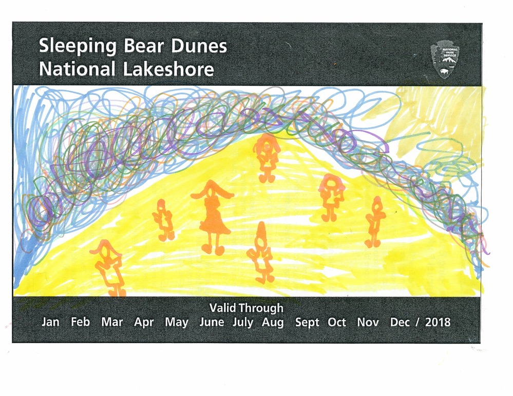 Scene of Sleeping Bear Dunes