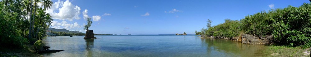Apaca Point Panorama at Asan and Agat Invasion Beaches