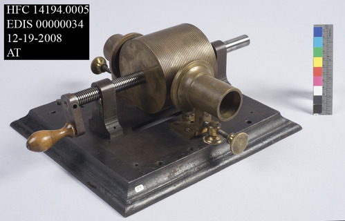 Edison's 1877 Cylinder Tinfoil Phonograph (photo 1 of 2)