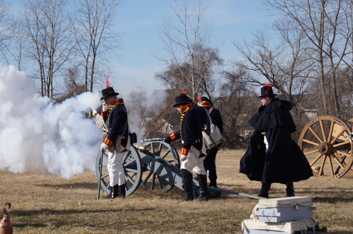 cannon firing