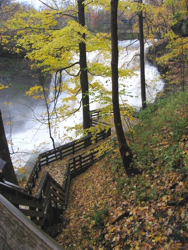 Brandwine Falls after a heavy rain