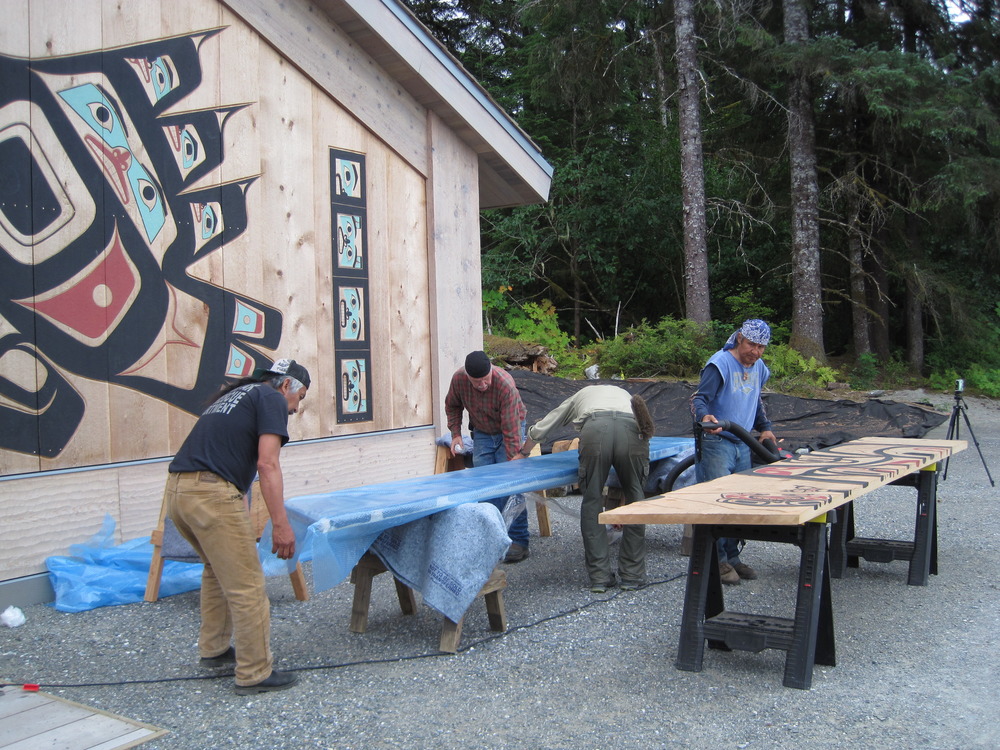 Getting panels ready