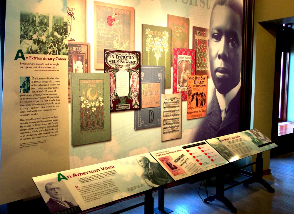 Listening station of the works of Paul Laurence Dunbar.