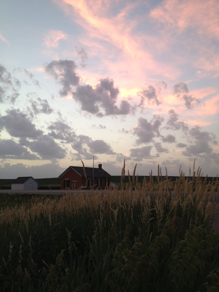 Freeman School Sunset