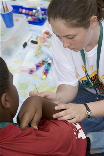 Get Up, Get Out & Go! face painting