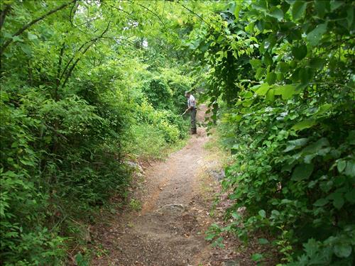 Rehab 20 Miles of Park Trails at Hot Springs National Park in April 2009