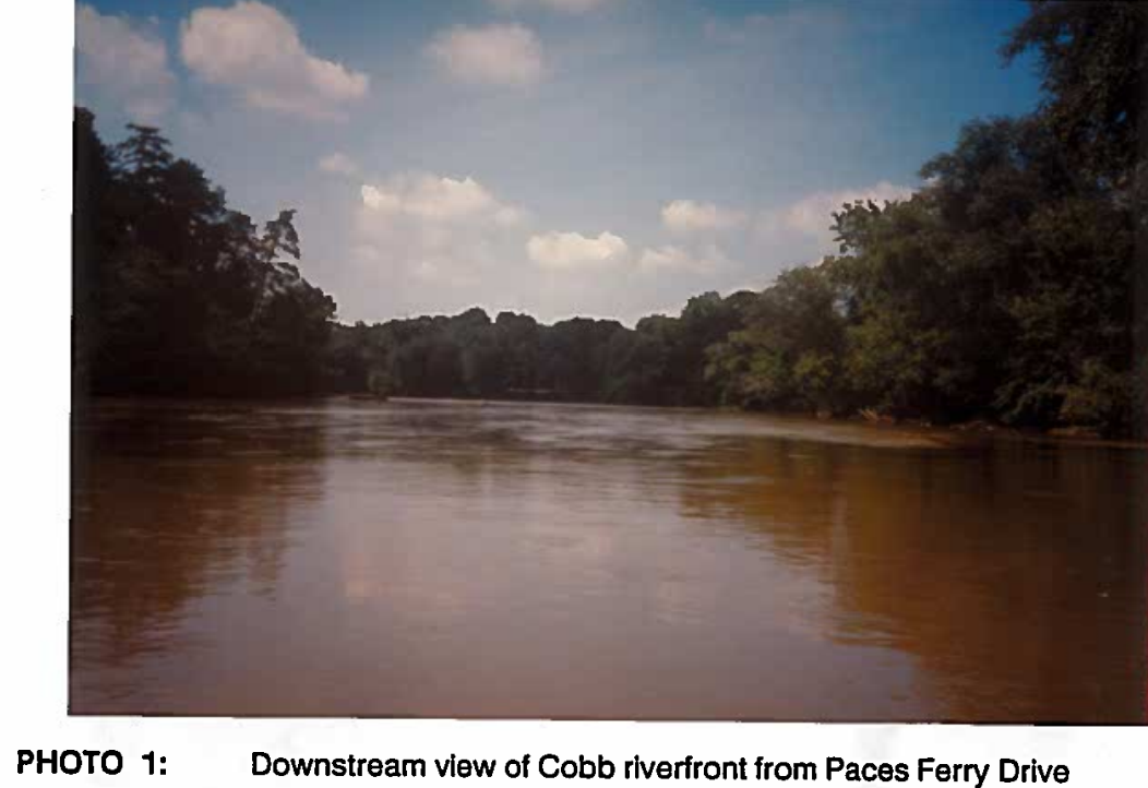 Cobb Co. downstream Paces Ferry Drive