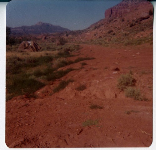 The Springdale water pipeline during construction.