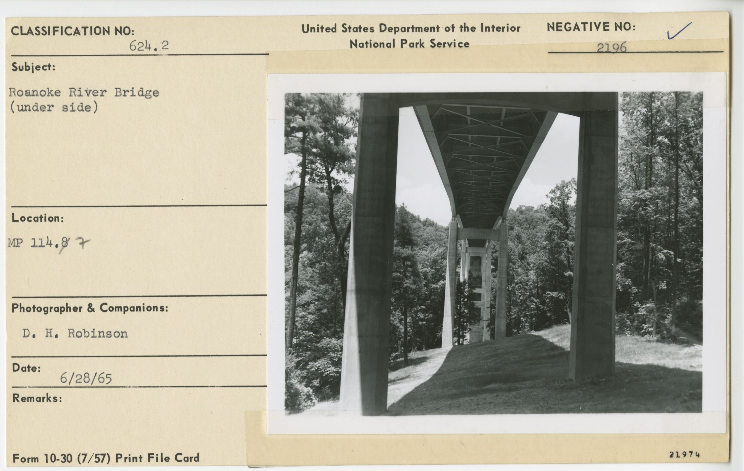 Roanoke River Bridge (under side)