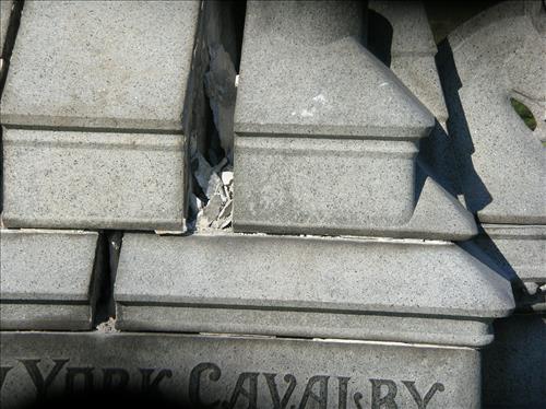 6th New York Cavalry Monument at Gettysburg National Military Park in November 2007