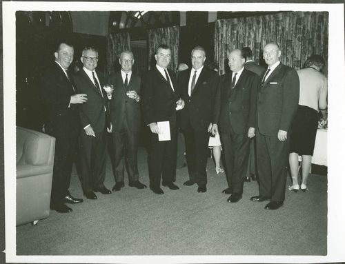 Sample of a photograph album of the launch of Komoku (built 1967; cargo ship)