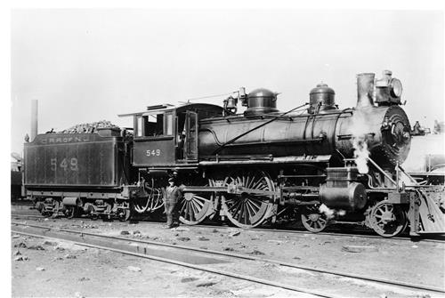 011/001.130--Central Railroad of New Jersey Railroad Locomotive [GROUP 08]