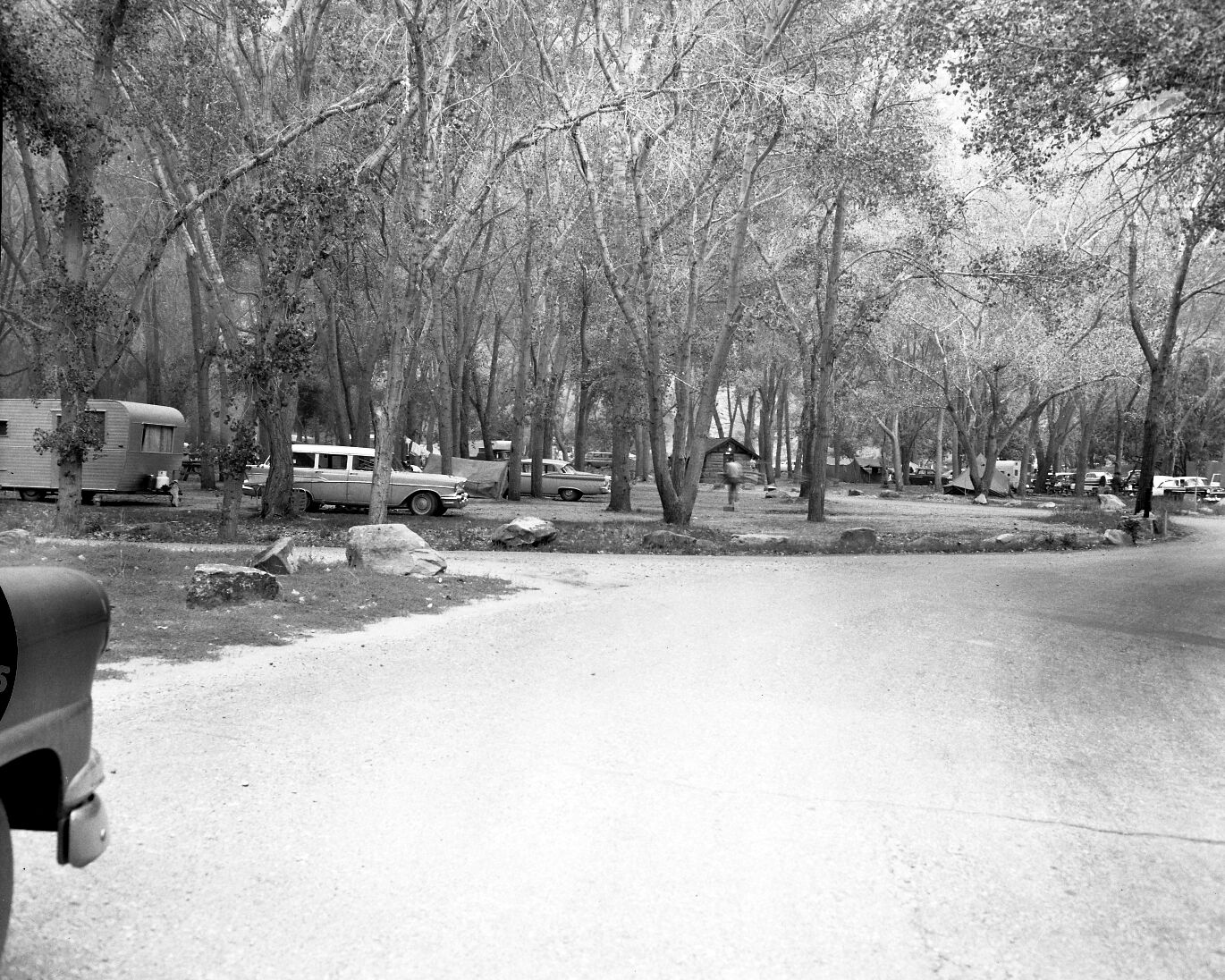 Visitor use on Labor Day at Grotto Campground.