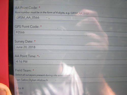 GRSM Accuracy Assessment. Plot Code: GRSM_AA_0566_1