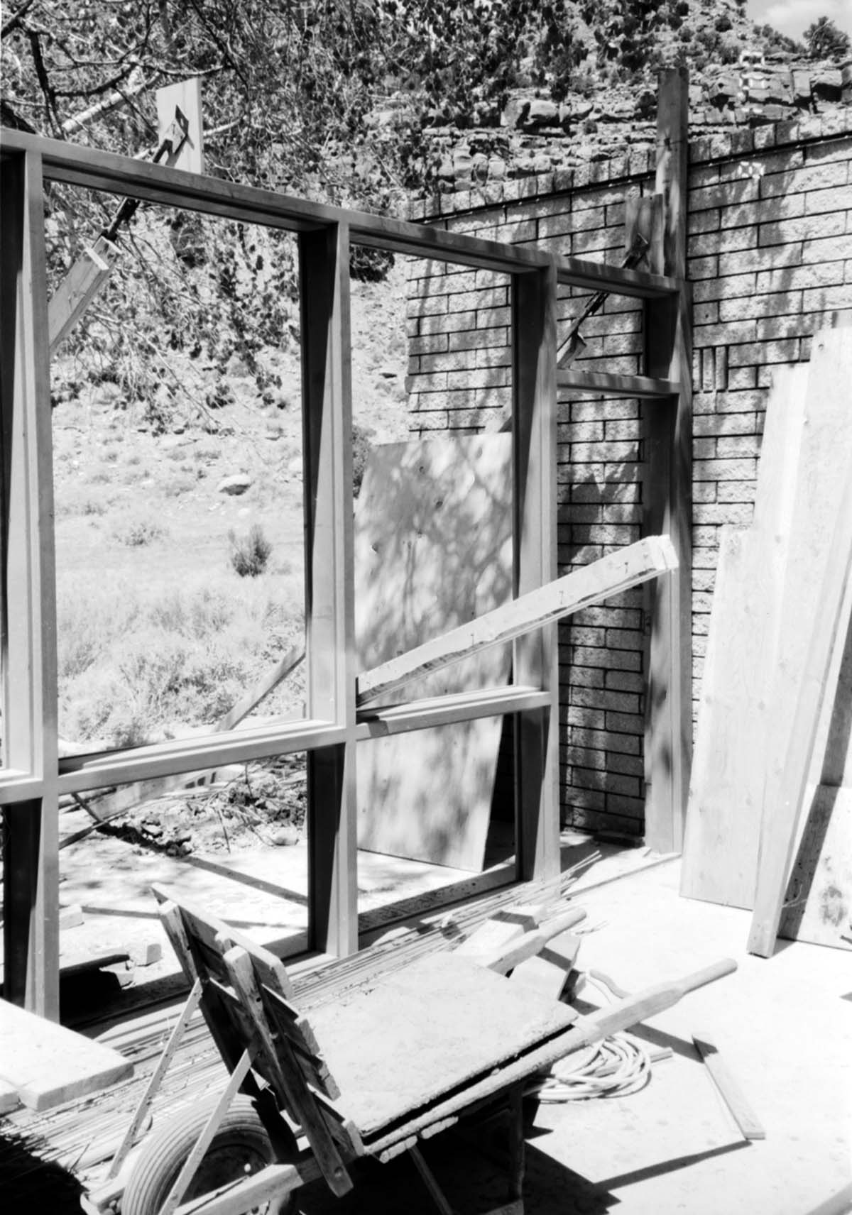 Construction of headquarters addition.