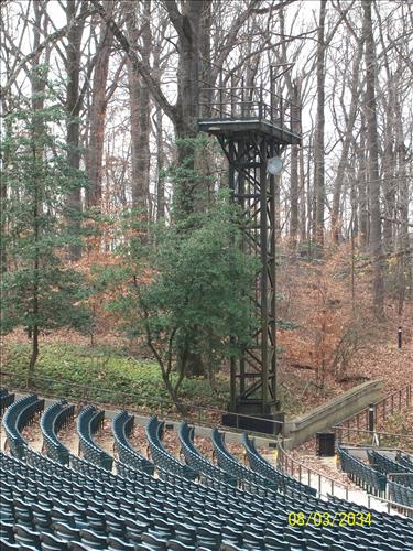 Light Towers at Carter Barron Amphitheater December 2011