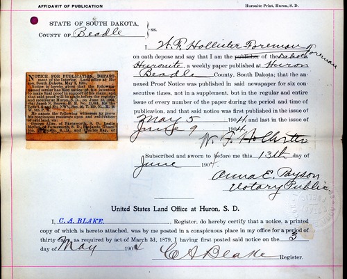 Scanned image of form. See description for text.