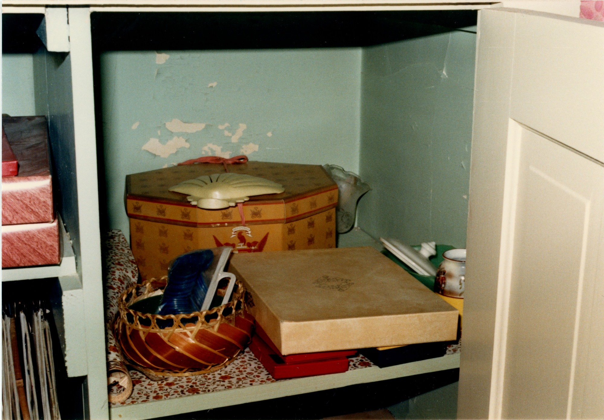 Cabinet in Gates bedroom- open