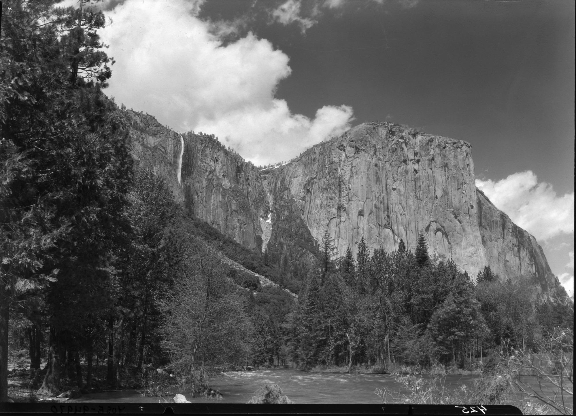 Ribbon Fall and El Capitan.
