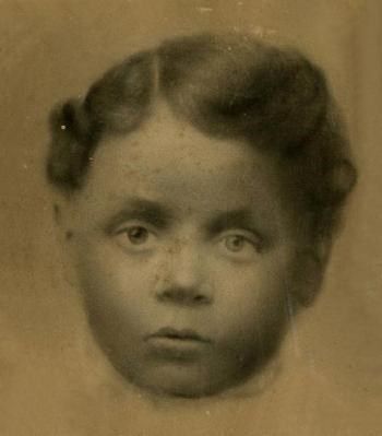 Portrait photograph of Charles Young as a child