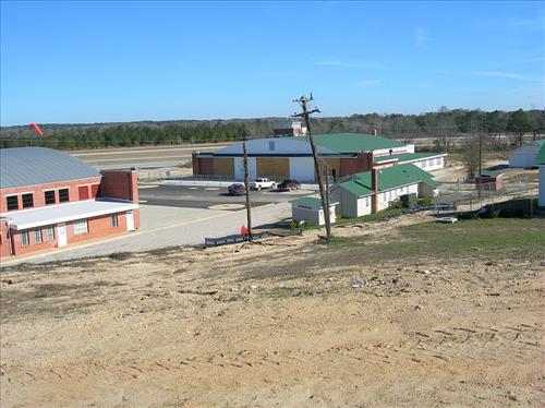 Moton Field at Tuskegee Airmen National Historic Site in 2008 and 2009
