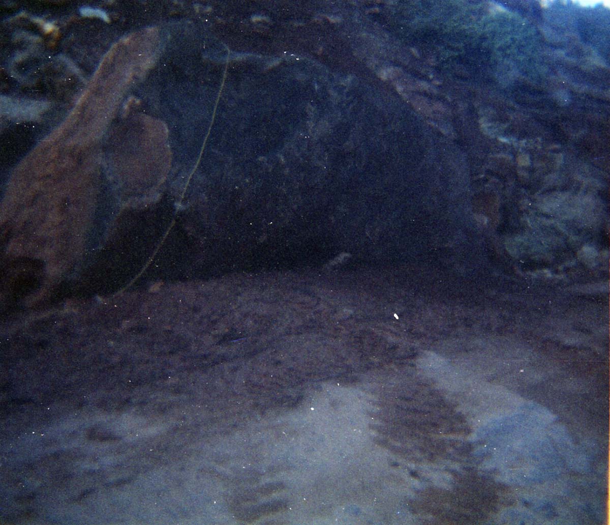 Color Photo of a rock slide along State Route 9 (SR-9).