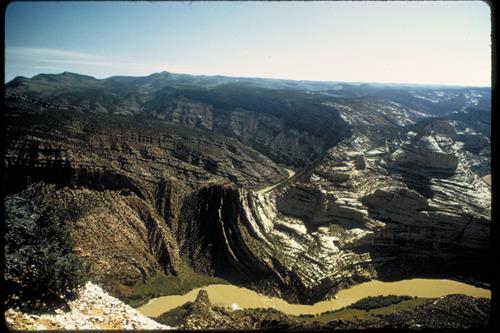 Rivers and canyon scenes at Dinosaur National Monument, Colorado and Utah