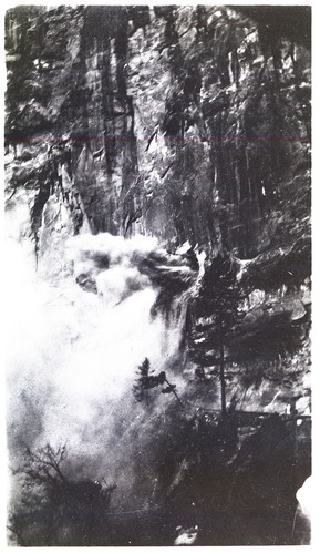 Blasting gallery at large tunnel.