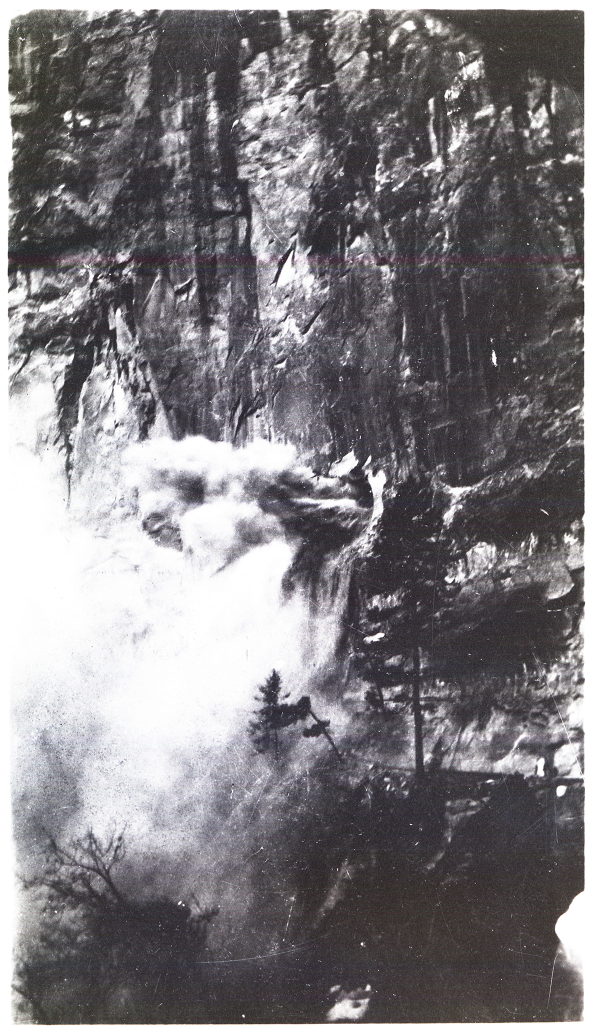 Blasting gallery at large tunnel.