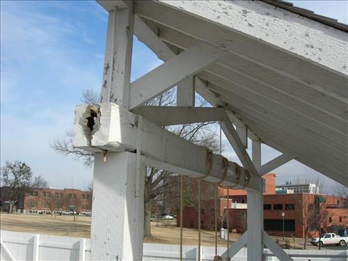 Replace Deteriorating Gallows Main Beam