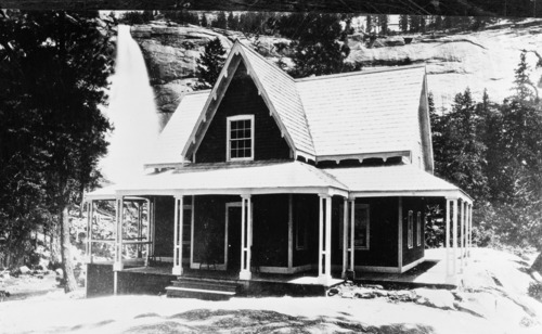La Casa Nevada with Nevada Falls. copied by Cather