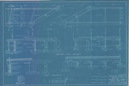 20454.BL-Painted Post, NY--Crossing Elimination of Painted Post-Campbell State Highway no. 5211 [1930]