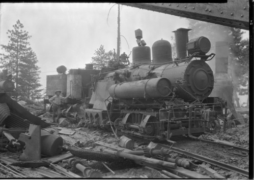 Yosemite Lumber Company - Camp #2, after fire