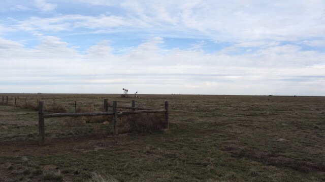 A grassy field with an ominous sky.