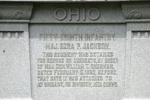 58th Ohio Infantry Monument