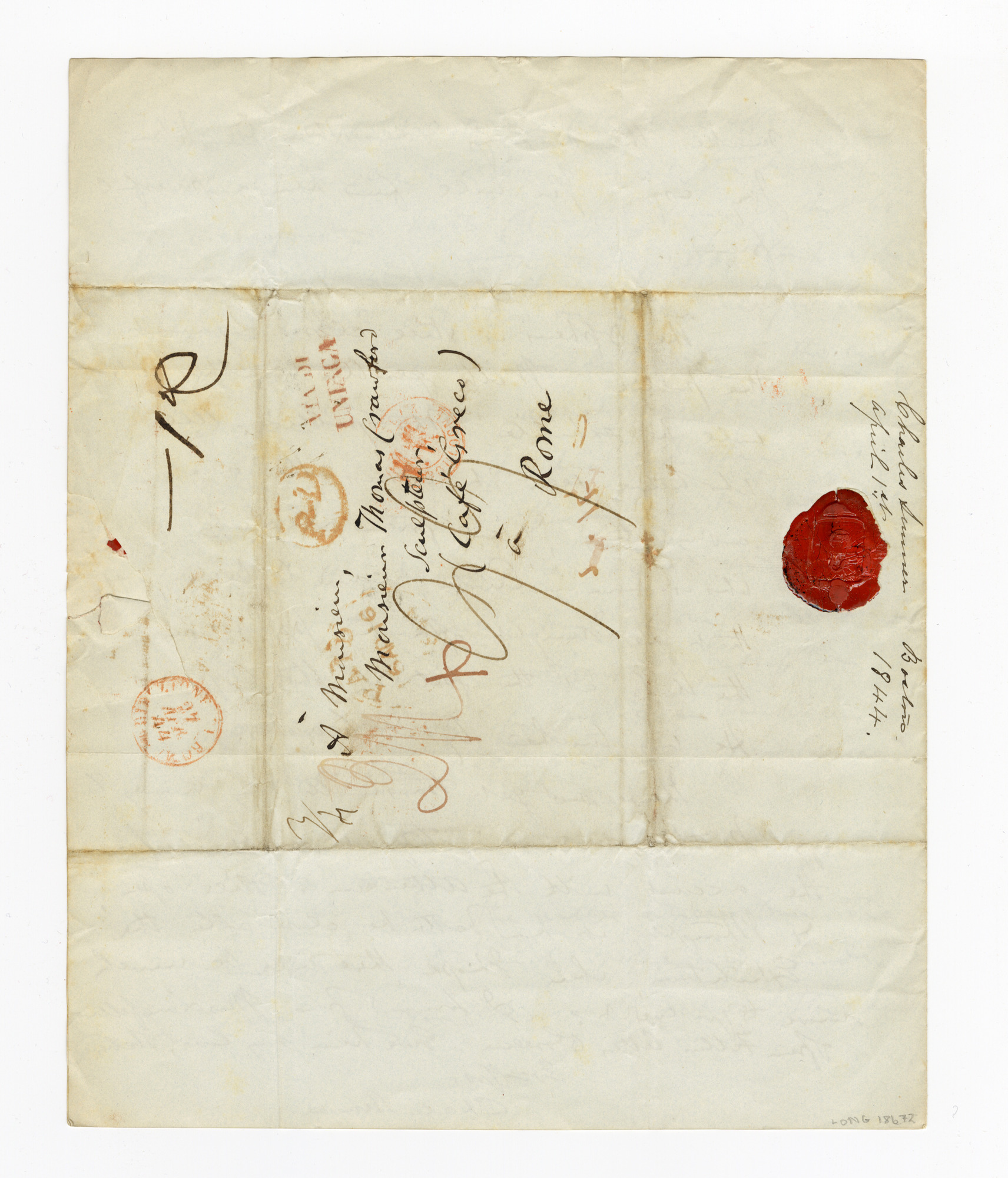 Manuscript letter