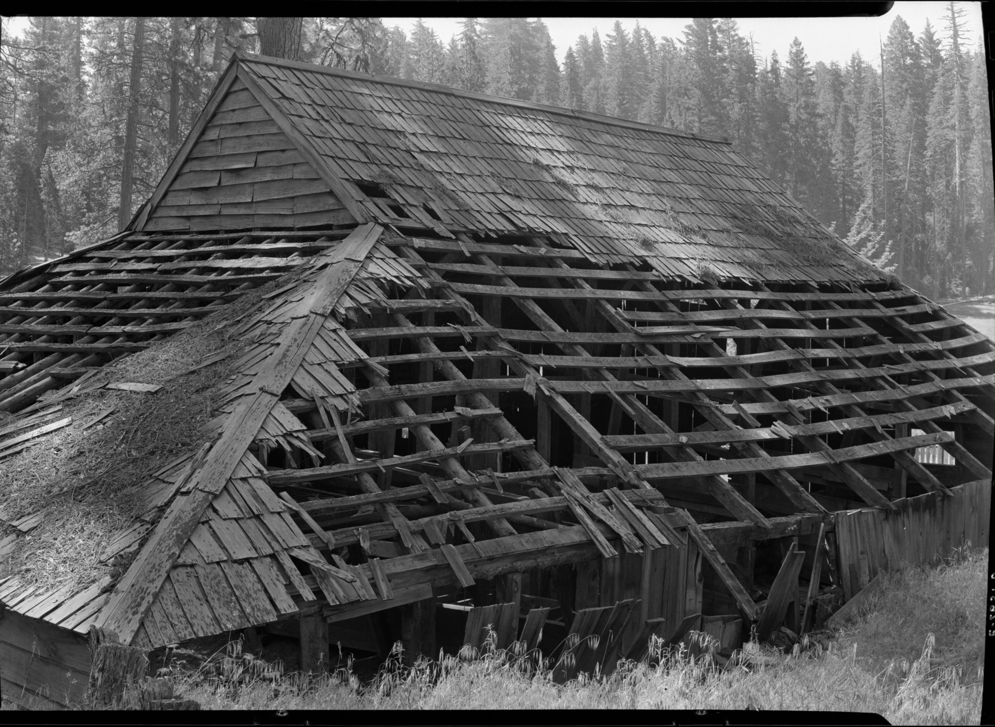 Cuneo barn before dismantling