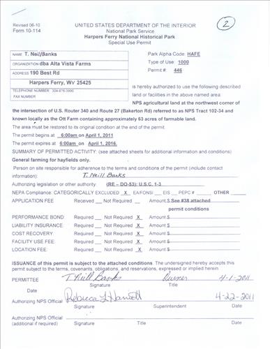 Ott House Documents for Demolition Harpers Ferry National Historical Park March 2014