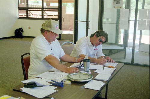 Color Photos of the official launch of the Zion shuttle system- same day as the new visitor center opening.