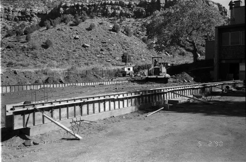 Construction of headquarters addition.