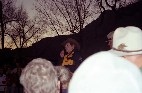 Color Photos of the ceremony surrounding the Olympic Torch passing through Zion.